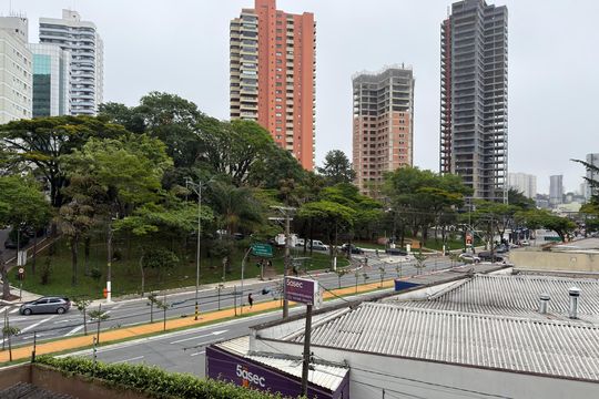 Sala Vista  de apartamento para alugar com 1 quarto, 52m² em Nova Petrópolis, São Bernardo do Campo