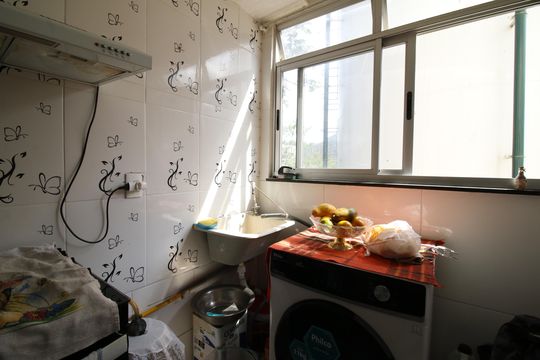 Cozinha e Área de Serviço de apartamento à venda com 2 quartos, 43m² em Jacarepaguá, Rio de Janeiro