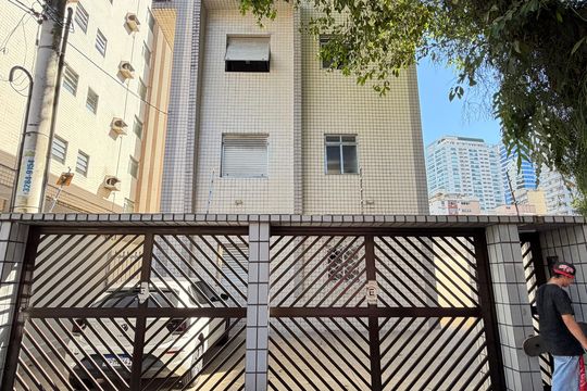 Fachada de kitnet/studio para alugar com 1 quarto, 32m² em Aparecida, Santos