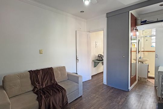 Studio de kitnet/studio para alugar com 1 quarto, 32m² em Aparecida, Santos