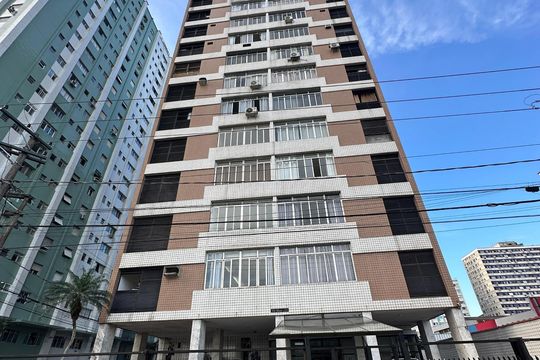 Fachada do Prédio de apartamento para alugar com 2 quartos, 90m² em Centro, São Vicente