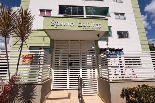 Fachada do Prédio de apartamento para alugar com 2 quartos, 72m² em Parque Amazonia, Goiânia