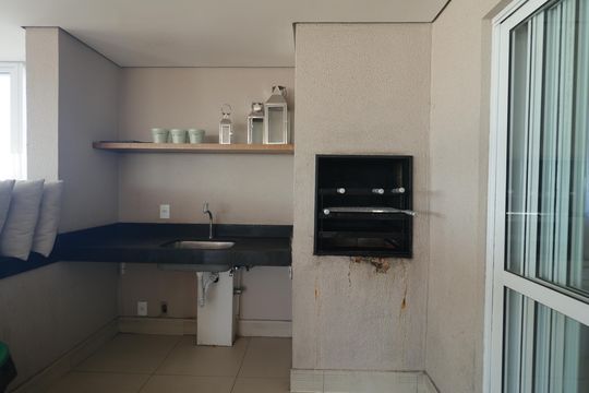 Área comum - Churrasqueira de kitnet/studio à venda com 1 quarto, 34m² em Ipiranga, São Paulo