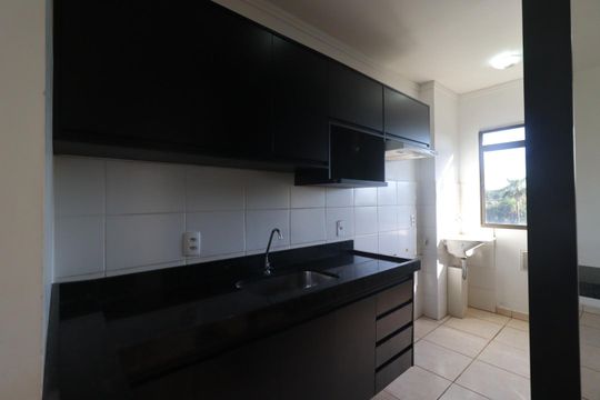 Cozinha de apartamento para alugar com 2 quartos, 48m² em Jardim Jose Sampaio Junior, Ribeirão Preto