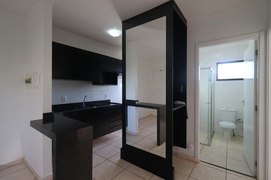 Sala de apartamento para alugar com 2 quartos, 48m² em Jardim Jose Sampaio Junior, Ribeirão Preto