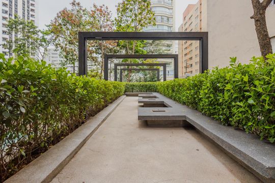 Área comum de kitnet/studio para alugar com 1 quarto, 35m² em Jardim Paulista, São Paulo