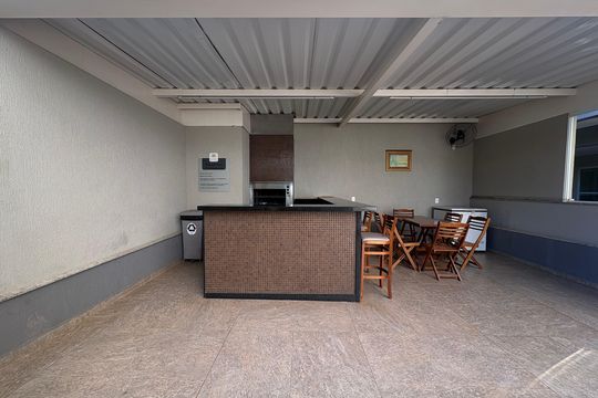 Área comum - Churrasqueira de apartamento para alugar com 1 quarto, 59m² em Jardim Botânico, Ribeirão Preto