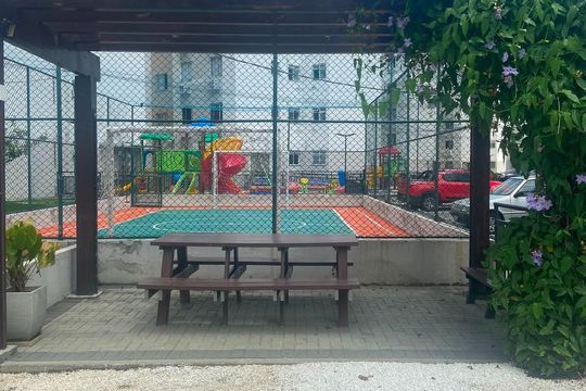 Área Externa de apartamento à venda com 2 quartos, 45m² em Campo Grande, Rio de Janeiro