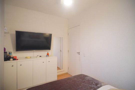 quarto 1 de apartamento à venda com 2 quartos, 43m² em Santos Dumont, São Leopoldo