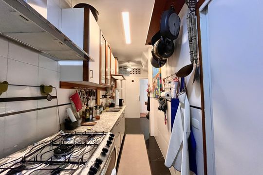 Cozinha de apartamento à venda com 1 quarto, 68m² em Jardim Botânico, Rio de Janeiro