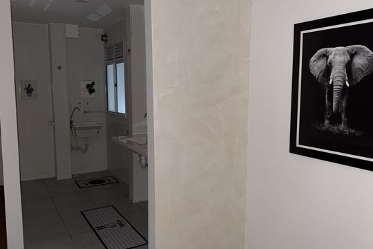 Cozinha de apartamento à venda com 2 quartos, 26m² em Inhoaíba, Rio de Janeiro