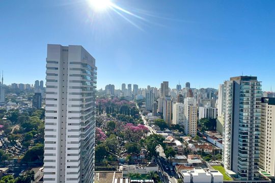 Vista da Varanda de apartamento para alugar com 3 quartos, 200m² em Pinheiros, São Paulo