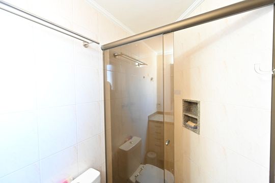 Banheiro da Suíte de apartamento à venda com 2 quartos, 82m² em Vila Clementino, São Paulo