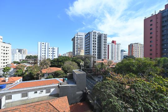 Vista da Suíte de apartamento à venda com 2 quartos, 82m² em Vila Clementino, São Paulo