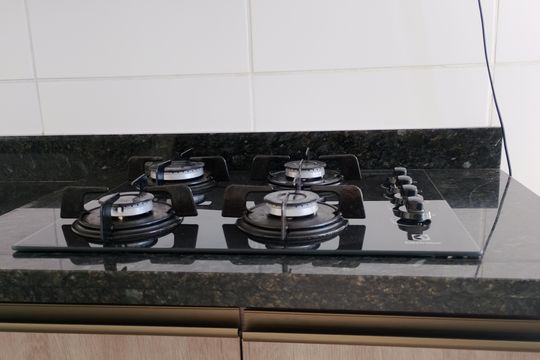 Cozinha  de apartamento para alugar com 2 quartos, 47m² em Jardim Saude, Suzano
