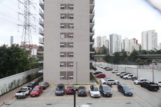 Vista da Sala de apartamento para alugar com 2 quartos, 34m² em Vila Prel, São Paulo