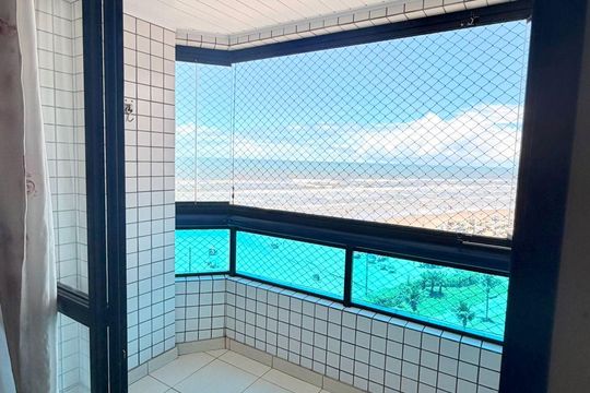 Varanda de apartamento para alugar com 2 quartos, 57m² em Guilhermina, Praia Grande