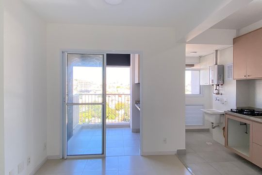Sala - Cozinha de apartamento para alugar com 2 quartos, 50m² em Vila Osasco, Osasco
