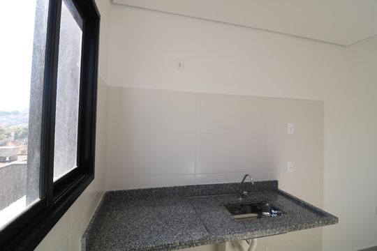 Cozinha de apartamento à venda com 2 quartos, 36m² em Vila Alpina, São Paulo