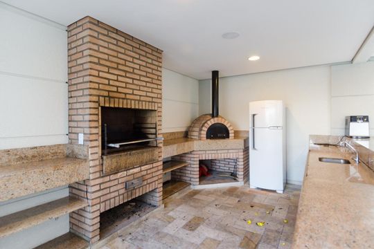 Área comum - Churrasqueira de apartamento para alugar com 3 quartos, 65m² em Jardim Independencia, São Bernardo do Campo