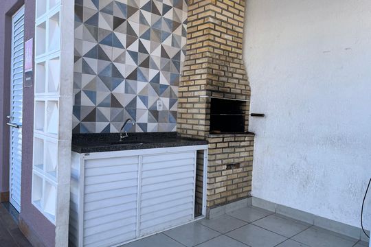 Área comum - Churrasqueira de apartamento para alugar com 2 quartos, 59m² em Aeroporto, Juiz de Fora