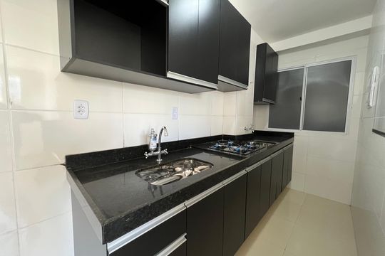 Cozinha de apartamento para alugar com 2 quartos, 59m² em Aeroporto, Juiz de Fora