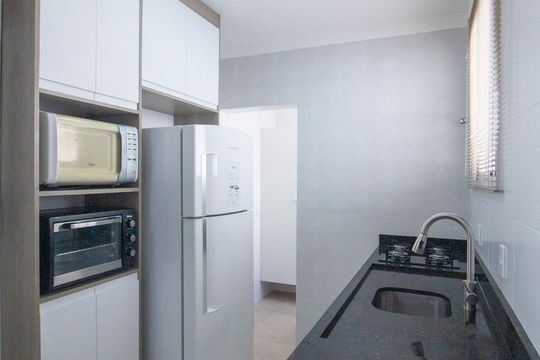 Cozinha de apartamento para alugar com 3 quartos, 68m² em Jardim Clarice I, Votorantim