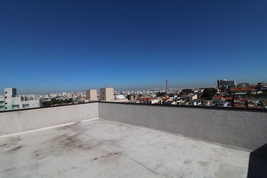 Terraço de kitnet/studio à venda com 1 quarto, 23m² em Vila Alpina, São Paulo