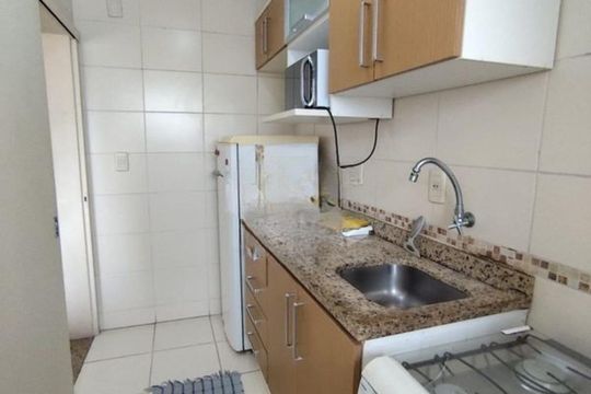 Cozinha de apartamento para alugar com 1 quarto, 40m² em Cidade Baixa, Porto Alegre