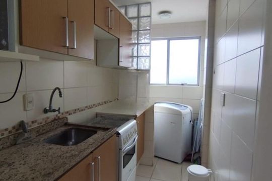 Cozinha de apartamento para alugar com 1 quarto, 40m² em Cidade Baixa, Porto Alegre