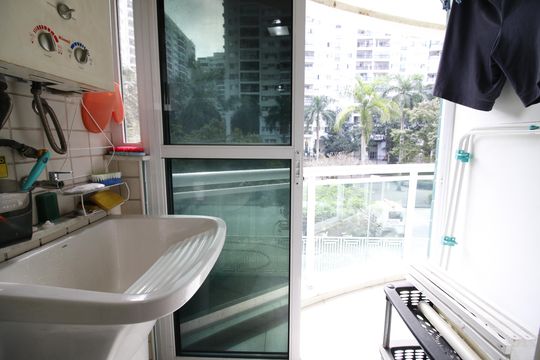 Área de Serviço de apartamento à venda com 2 quartos, 73m² em Barra Olímpica, Rio de Janeiro