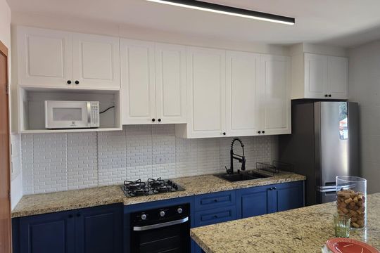 Cozinha de apartamento para alugar com 1 quarto, 34m² em Vila Galvão, Guarulhos