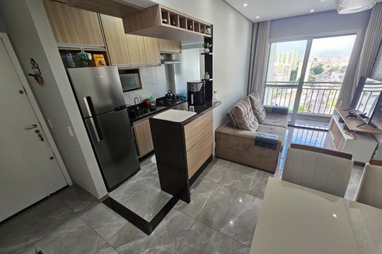 Sala de Jantar de apartamento para alugar com 2 quartos, 50m² em Jaguaribe, Osasco