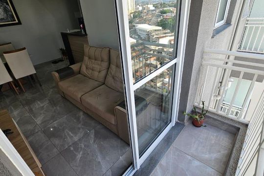 Varanda de apartamento para alugar com 2 quartos, 50m² em Jaguaribe, Osasco