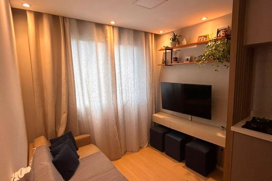 Sala de apartamento para alugar com 1 quarto, 24m² em Vila Nova das Belezas, São Paulo