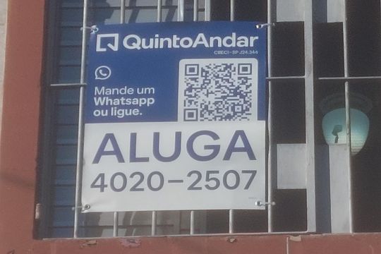 Placa QuintoAndar Instalada de casa para alugar com 2 quartos, 117m² em Jardim Malia Ii, São Paulo