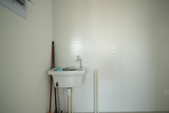 Área de Serviço de apartamento para alugar com 2 quartos, 40m² em Vila Eldizia, Santo André