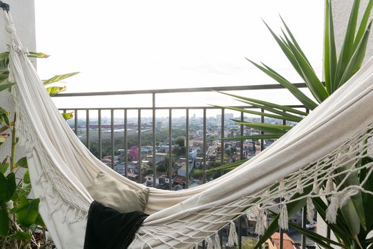 Varanda da Sala  de apartamento à venda com 2 quartos, 43m² em Artur Alvim, São Paulo