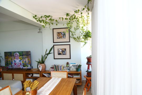 Sala de apartamento à venda com 3 quartos, 90m² em Setor Leste Vila Nova, Goiânia