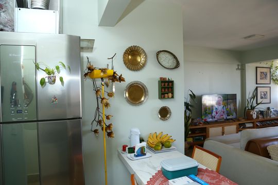 Cozinha de apartamento à venda com 3 quartos, 90m² em Setor Leste Vila Nova, Goiânia