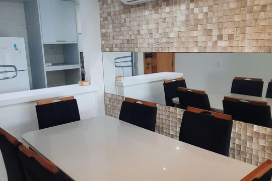 Sala de Jantar de apartamento para alugar com 3 quartos, 90m² em Barra da Tijuca, Rio de Janeiro