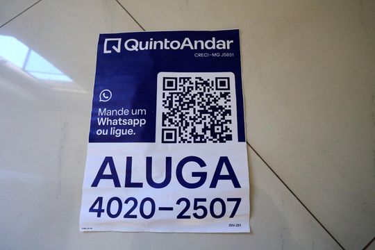 Plaquinha de apartamento para alugar com 1 quarto, 55m² em Cruzeiro, Belo Horizonte