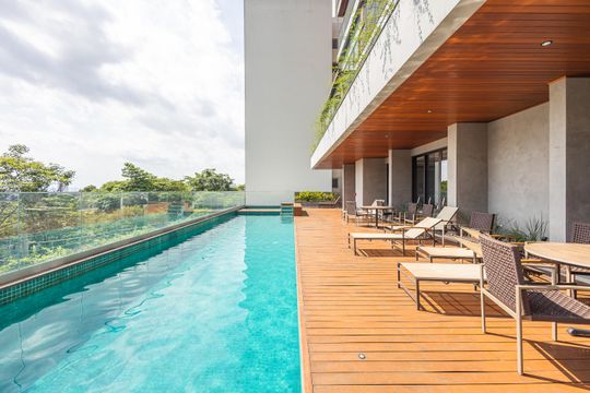 Piscina de apartamento para alugar com 2 quartos, 80m² em Vila Madalena, São Paulo