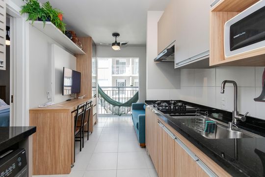 Apartamento para alugar com 1 quarto, 29m² em Jardim Caravelas, São Paulo