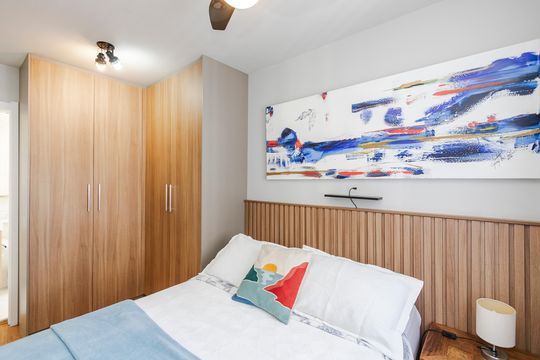 Quarto de apartamento para alugar com 1 quarto, 29m² em Jardim Caravelas, São Paulo