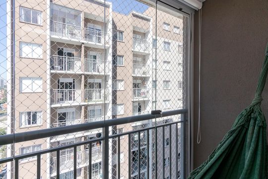 Varanda de apartamento para alugar com 1 quarto, 29m² em Jardim Caravelas, São Paulo