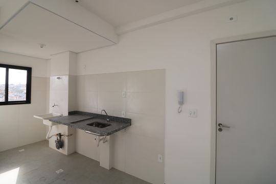 Cozinha de apartamento à venda com 2 quartos, 39m² em Vila Alpina, São Paulo