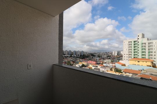 Varanda da Sala de apartamento à venda com 2 quartos, 39m² em Vila Alpina, São Paulo