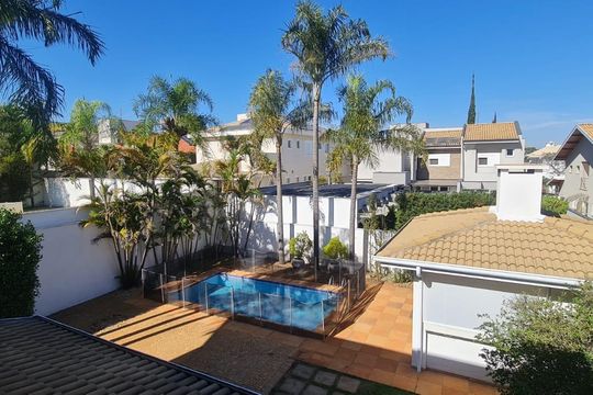 Área externa de casa de condomínio à venda com 4 quartos, 365m² em Loteamento Alphaville Campinas, Campinas