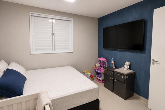 Quarto de apartamento à venda com 2 quartos, 67m² em Utinga, Santo André